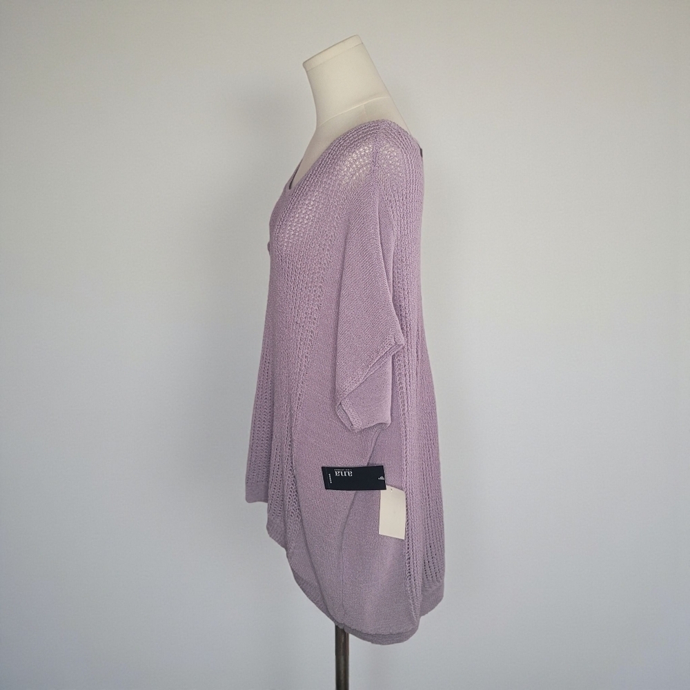a.n.a Light Purple Women's Crew Neck Sweater - Picture 2 of 6
